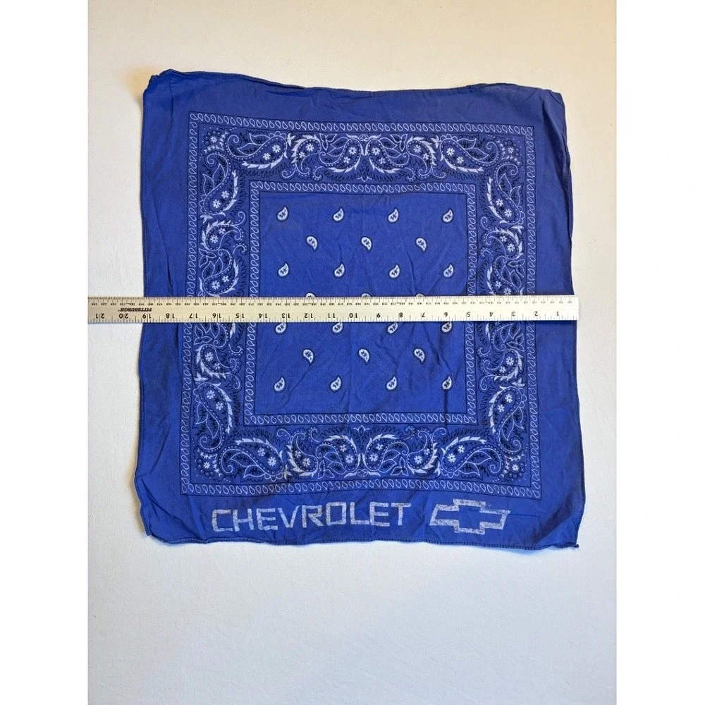 Harley-Davidson Blue Paisley Bandana Scarf Cotton Motorcycle Collectible